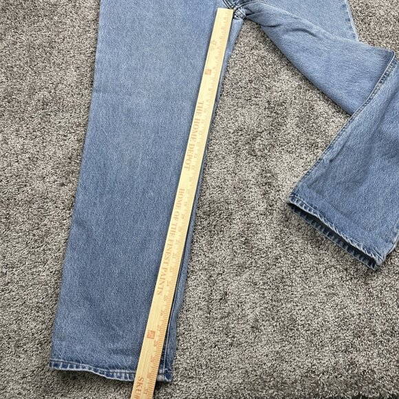 Vintage Polo Jeans Co Ralph Lauren 14 Saturday Jean Light Wash USA Flag‎ Y2K - Picture 2 of 11